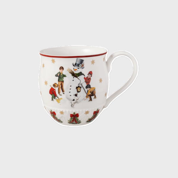 Кружка 0,45л "Лепка снеговика" Toy‘s Fantasy