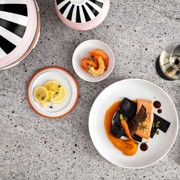 Iconic La Boule Memphis Набор посуды на 2 персоны, 7 предметов