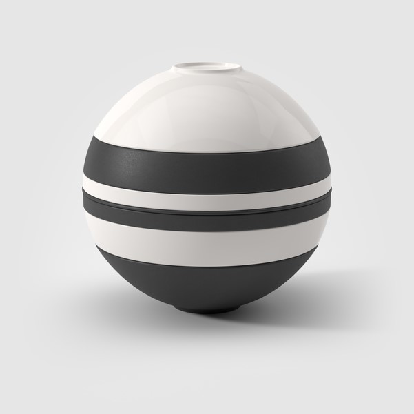 Шар La Boule White & Black Набор посуды на 2 персоны, 7 предметов