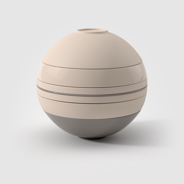 La Boule Pure Beige Набор посуды на 2 персоны, 7 предметов