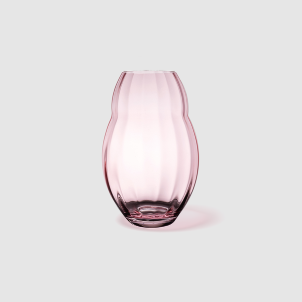 Rose Garden Glass Ваза 20 см pink