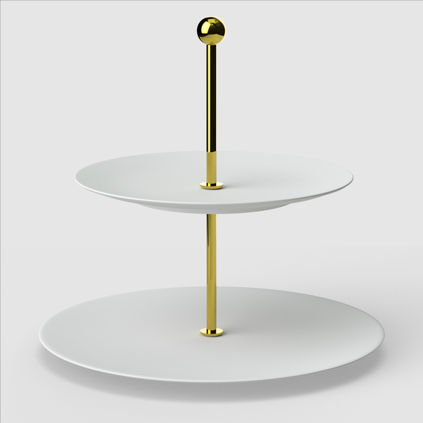 MetroChic Blanc Gifts Этажерка 27 см