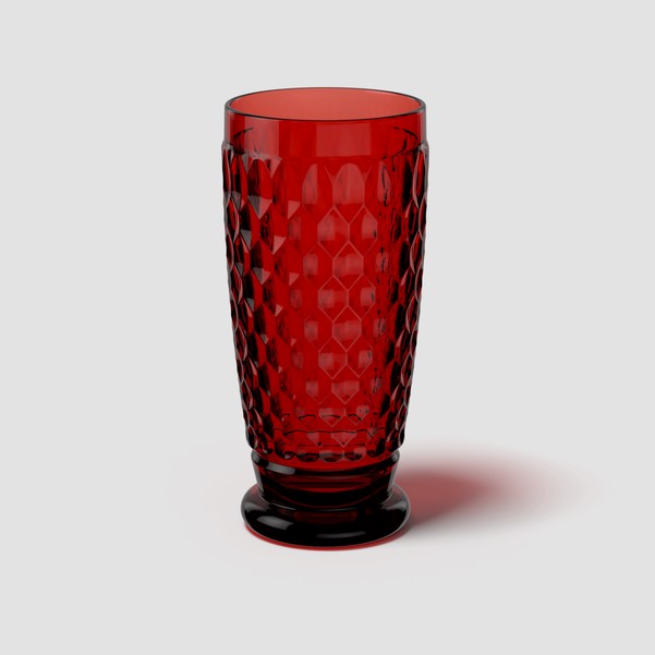 Boston coloured Высокий стакан красный