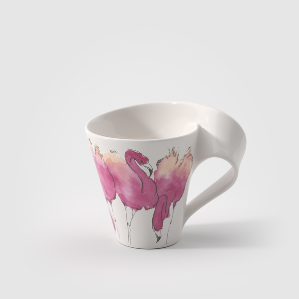 NewWave Caffe Animals Кружка 0.35л "Фламинго"