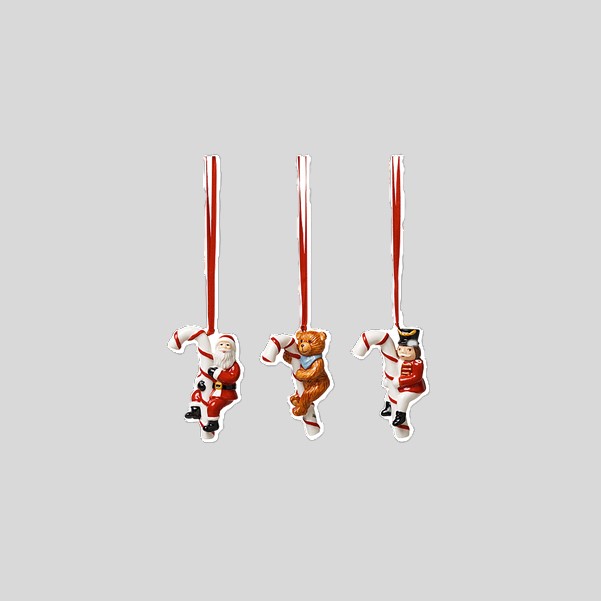 Nostalgic Ornaments Набор игрушек 3 предмета "Карамельная трость"