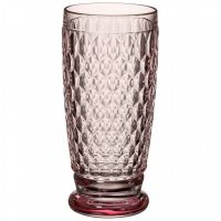 Boston coloured Высокий стакан розовый