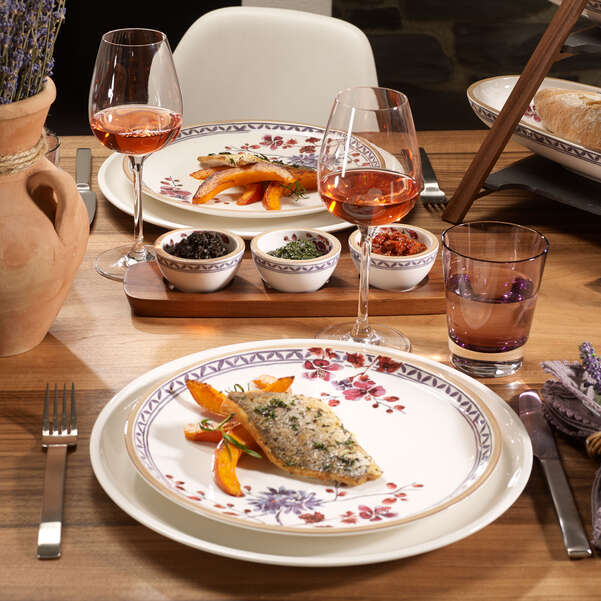 Artesano Lavender Плоская тарелка floral 27см