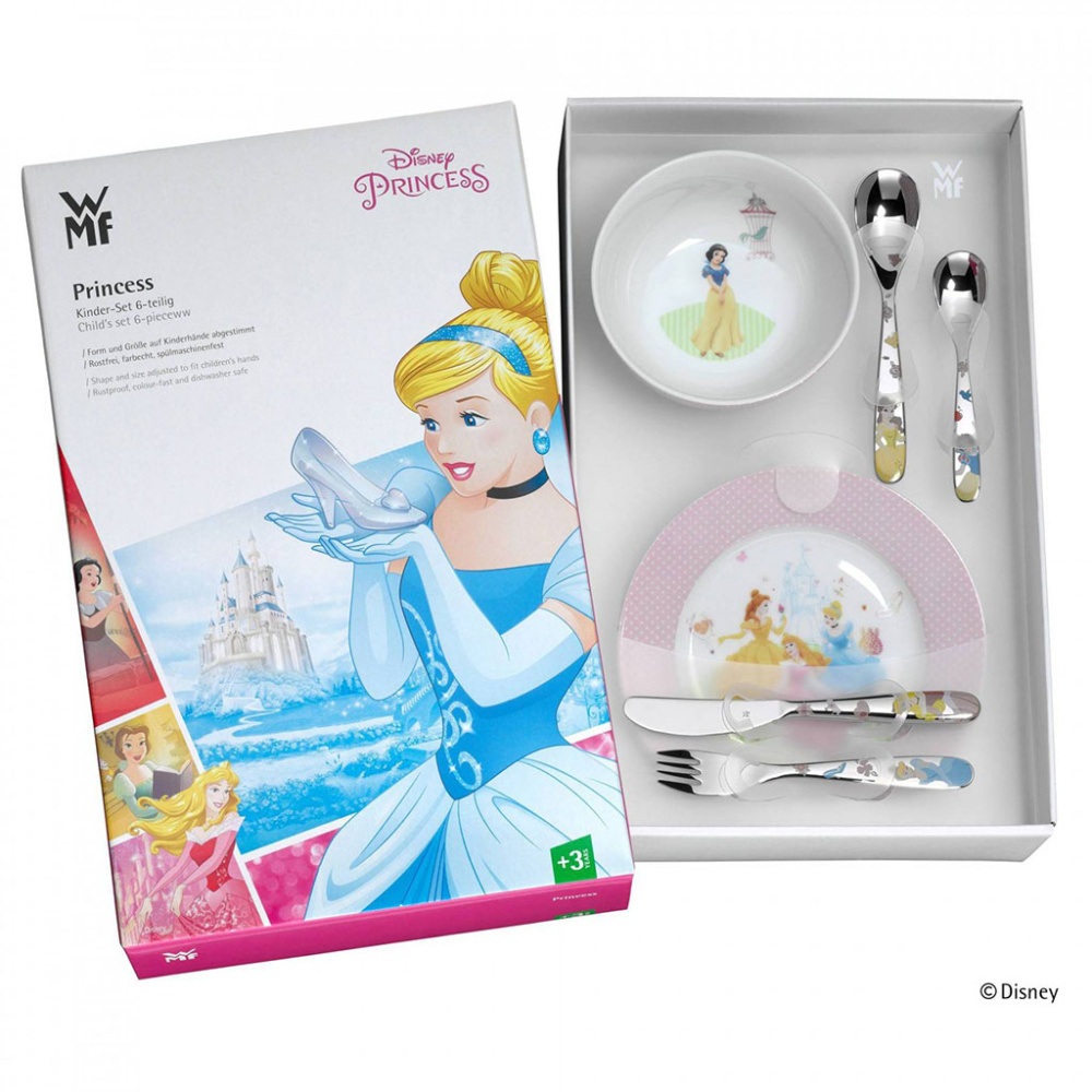 WMF Детский набор посуды Disney Princess, 6 предметов