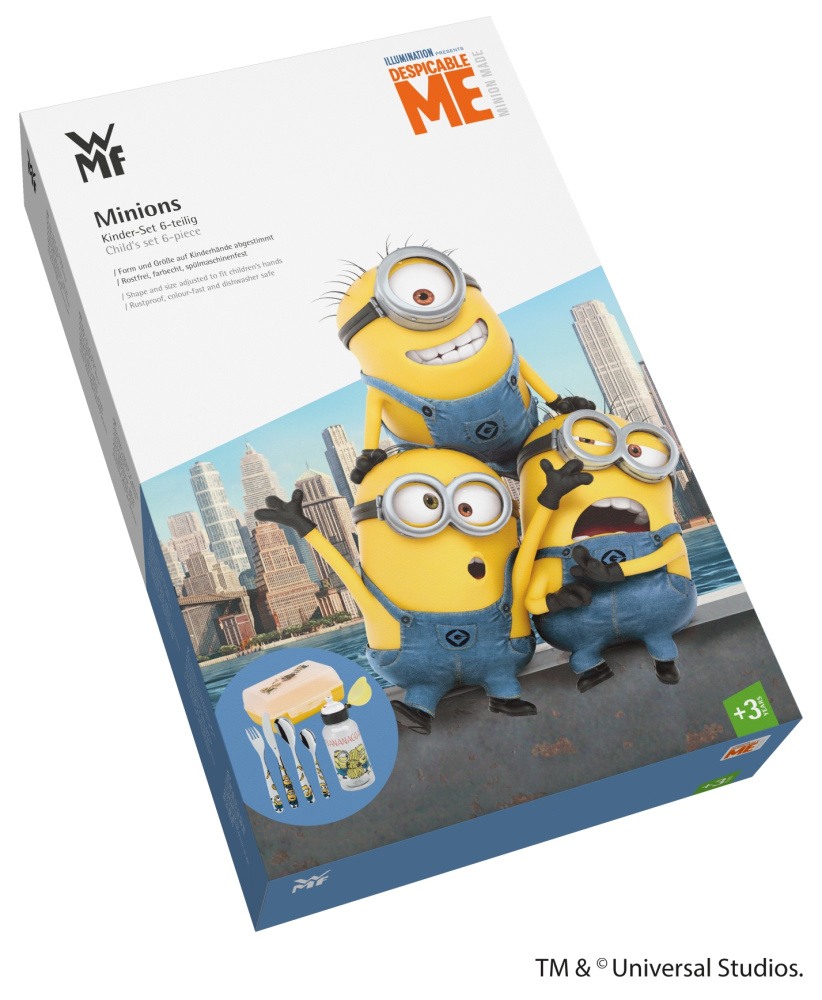 WMF Детский набор посуды Minions, 6 предметов