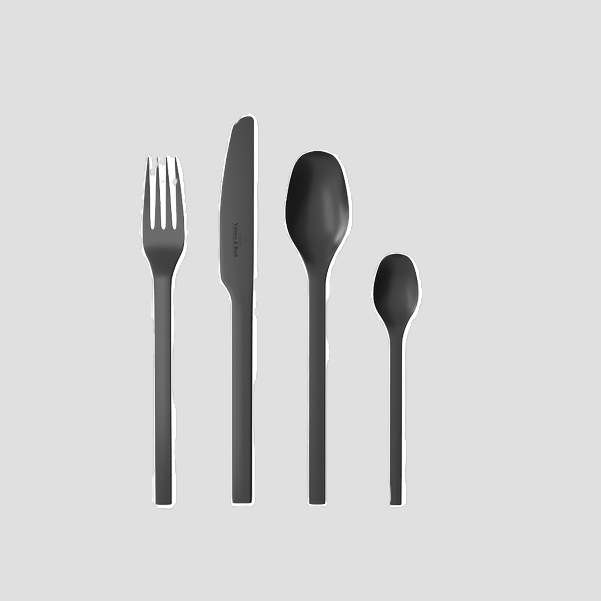 Manufacture Rock  Black Набор столовых приборов 16 предметов
