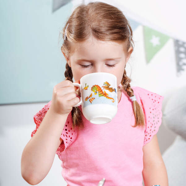 Happy Bear Набор детской посуды, 7 предметов