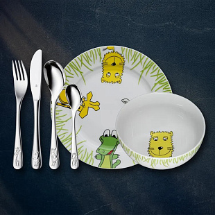 WMF Детский набор посуды Safari, 6 предметов