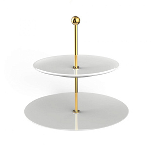 MetroChic Blanc Gifts Этажерка 27 см