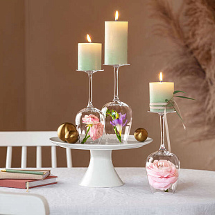 Rose Garden Glass Набор бокалов для белого вина, 4 шт.