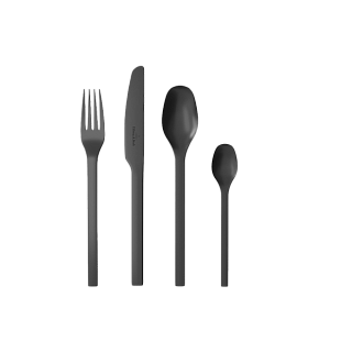 Manufacture Rock  Black Набор столовых приборов 16 предметов
