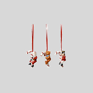 Nostalgic Ornaments Набор игрушек 3 предмета "Карамельная трость"