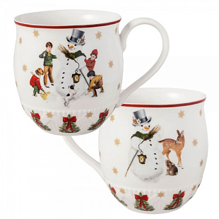 Кружка 0,45л "Лепка снеговика" Toy‘s Fantasy