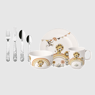 Roar like a Lion Набор детской посуды, 7 предметов