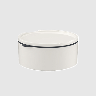 To Go & To Stay Ланч-бокс M круглый белый