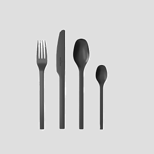 Manufacture Rock  Black Набор столовых приборов 16 предметов