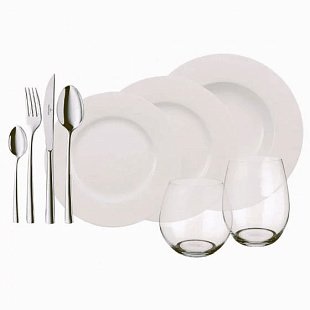 Wonderful World White Набор посуды на 4 персоны, 36 предметов