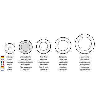 French Garden Fleurence Салатная тарелка 20,7см
